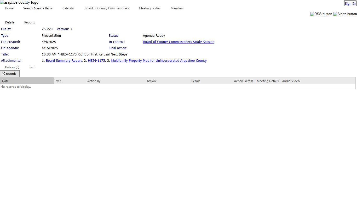 Arapahoe County - File #: 25-220